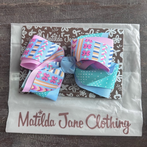 NWT Matilda Jane Life in Color hair bow clip - Picture 3 of 3